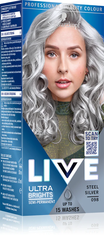 Schwarzkopf LIVE Ultra Brights of Pastel semi-permanente haarkleur