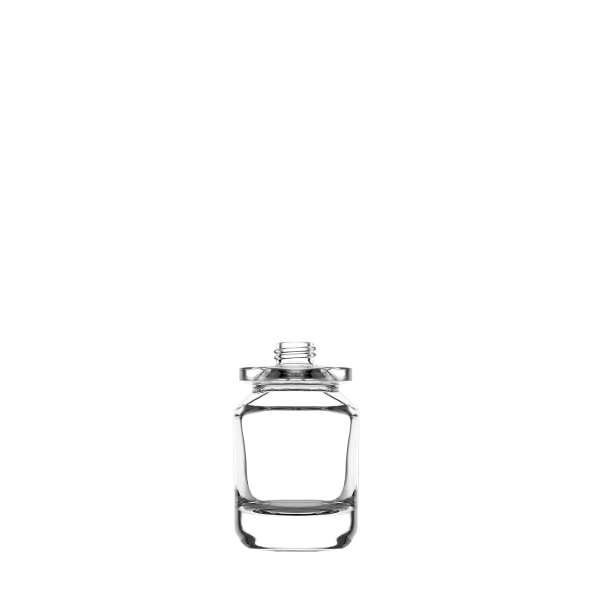 Frasco de vidro transparente para infusão de 30 ml (com tampa de rosca) 15/415
