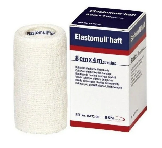 LEUKOPLAST Elastomull Haft 4m x 8cm Starke Kompression