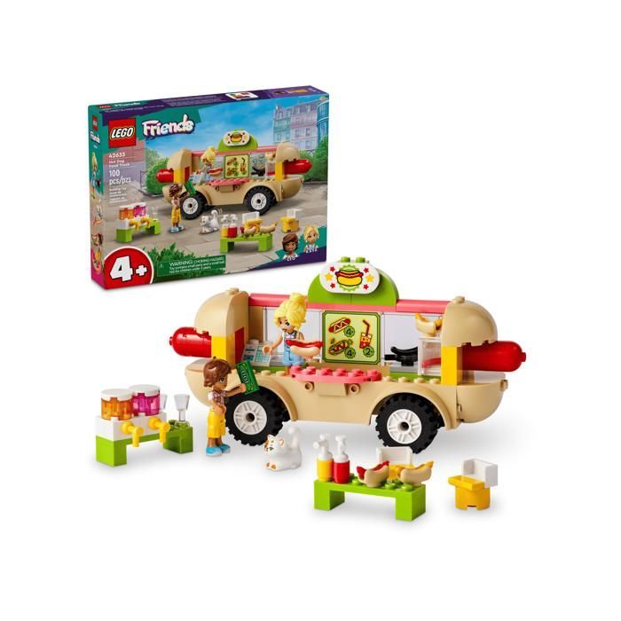 LEGO Friends 42633 Hot Dog Food Truck Gifts Toys Collectibles 4+
