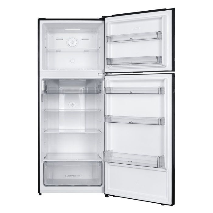 Top-freezer refrigerator - CONTINENTAL EDISON - CEF2D413NFB - Total No Frost - Energy Class D - 413L - 70 x 68 x 178 cm - Black