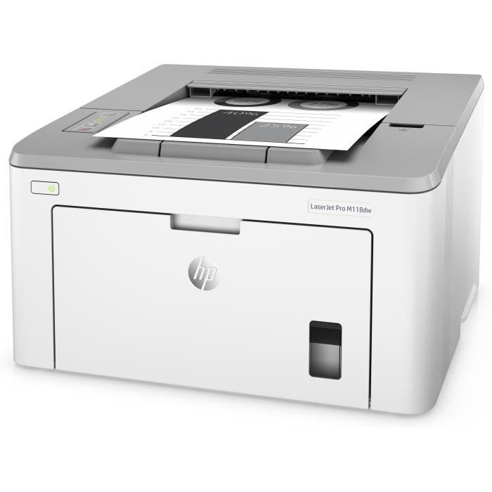 HP LaserJet Pro M118dw Laserdrucker – Monochrom – Druckgeschwindigkeit: 49 Seiten/Minute (Monochrom) – 1200 x 1200 dpi – Automatischer Duplexdruck – Papierfach