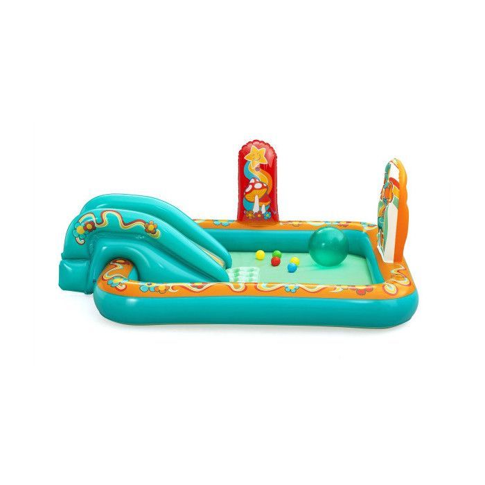 Piscina hinchable Bestway estilo hippie para parque infantil, 193x152x74 cm, +2 años, para jardín, 53164