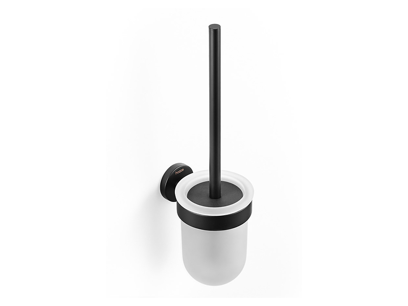 Szczotka do WC wisząca Model black mosiądz