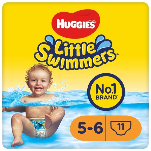 Huggies 5-6 Little Swimmers 12-18kg Plišavice 11 komada