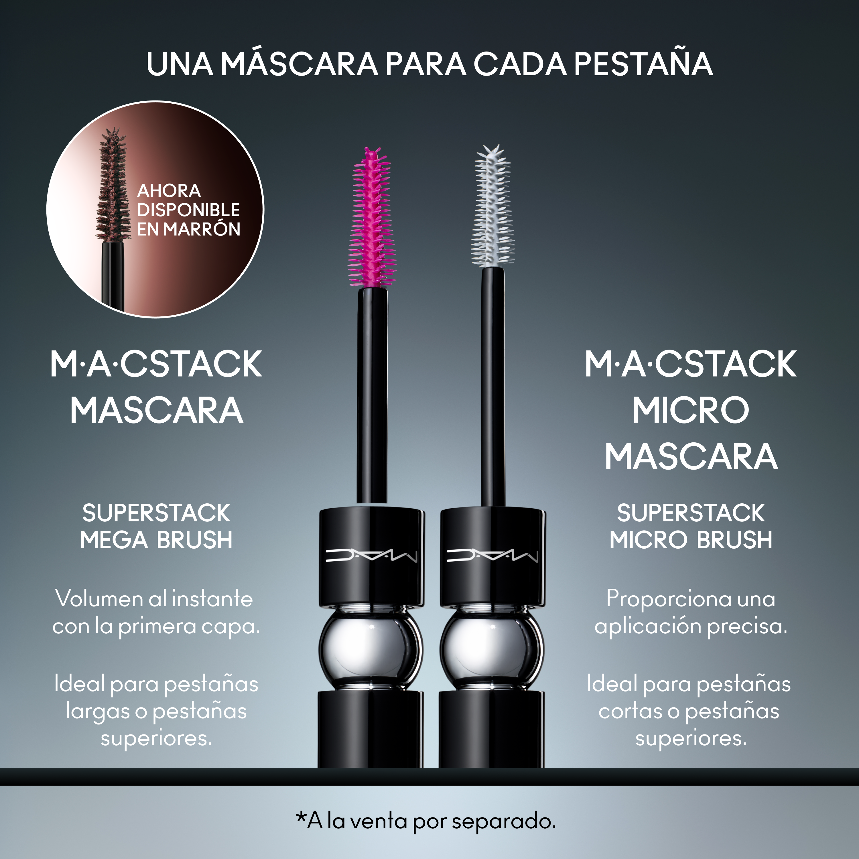 Macstack Mega Brush Chestnut Stack Luxusné maskary
