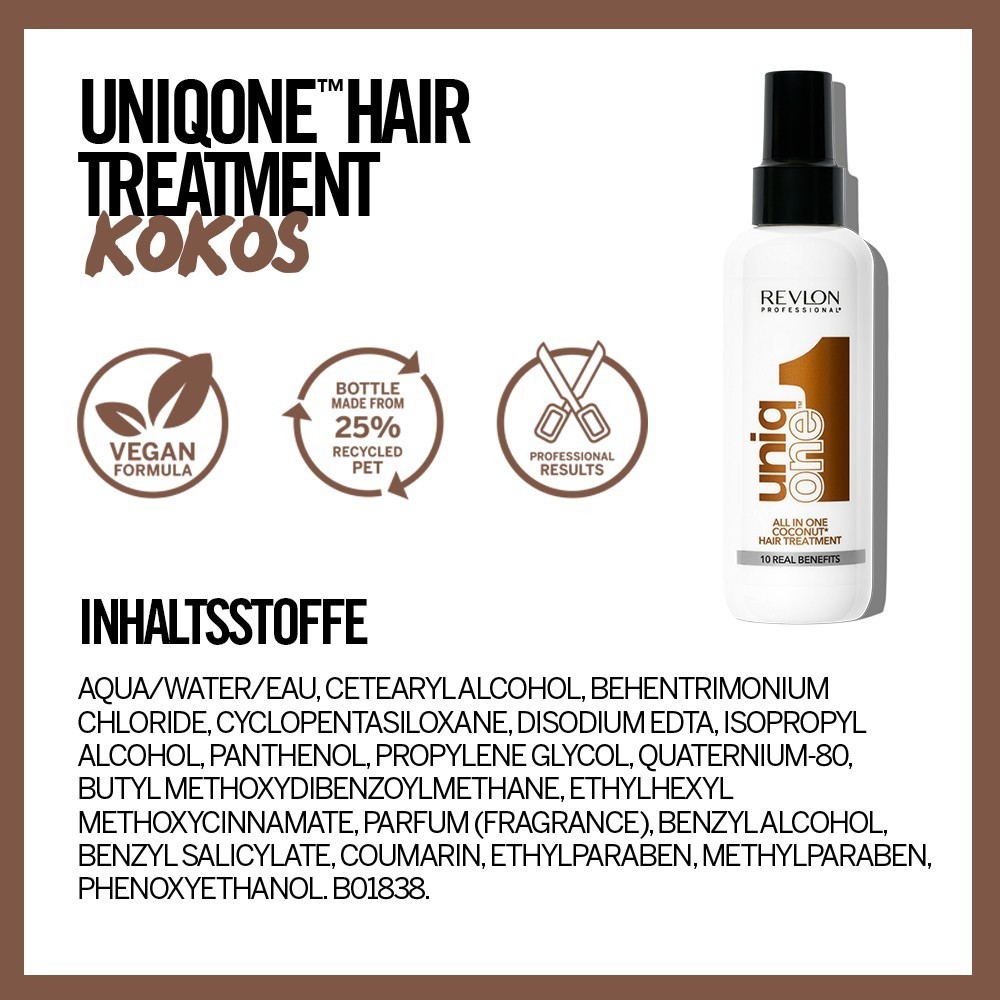 Revlon Professional toplotno zaščitni sprej UniqOne Coconut tretma za lase - 150 ml