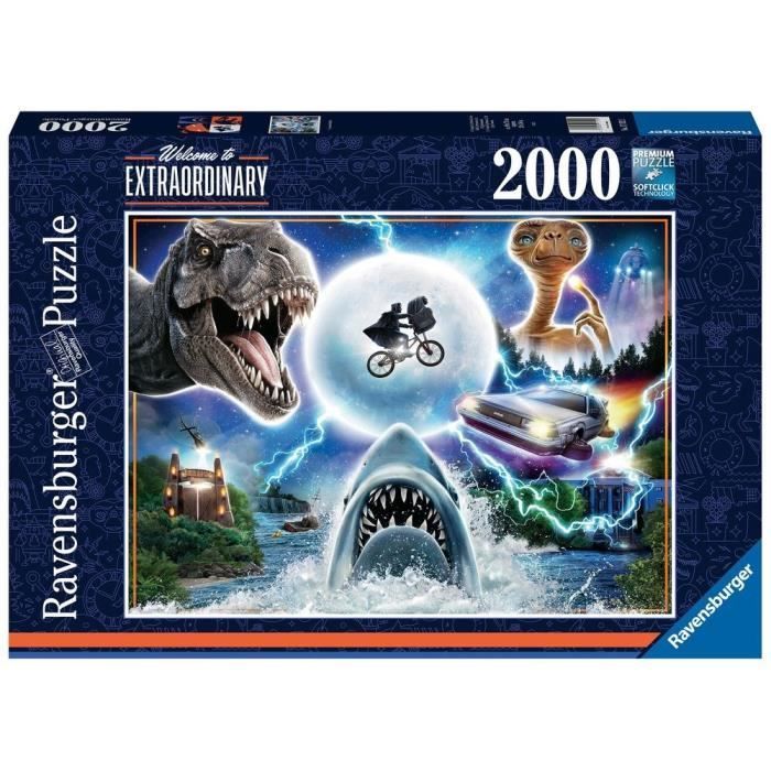 Rompecabezas de 2000 piezas: Películas de culto de Universal - Ravensburger - Cine - Adulto - Multicolor