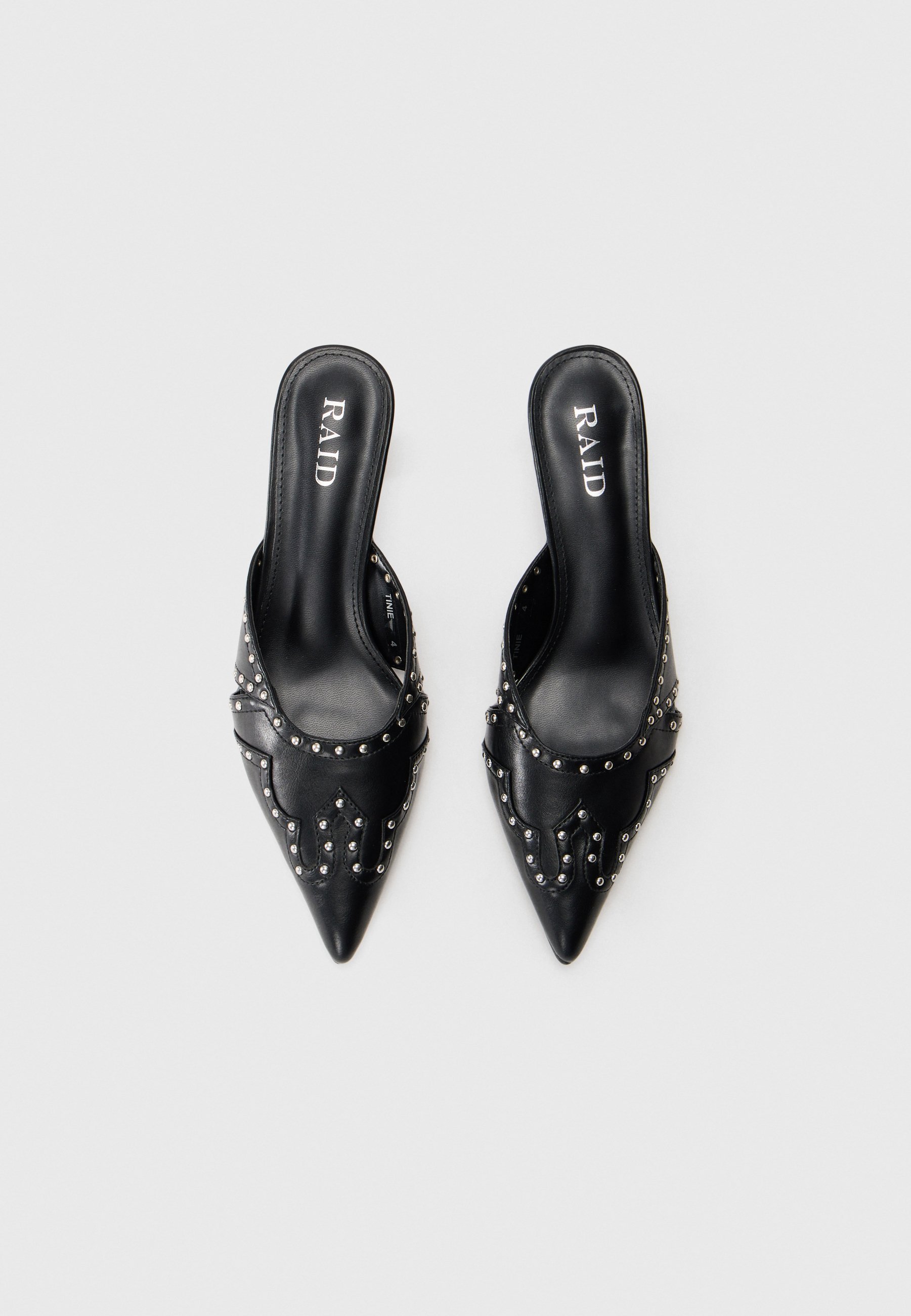 RAID TINIE - Klapki na obcasie - czarne