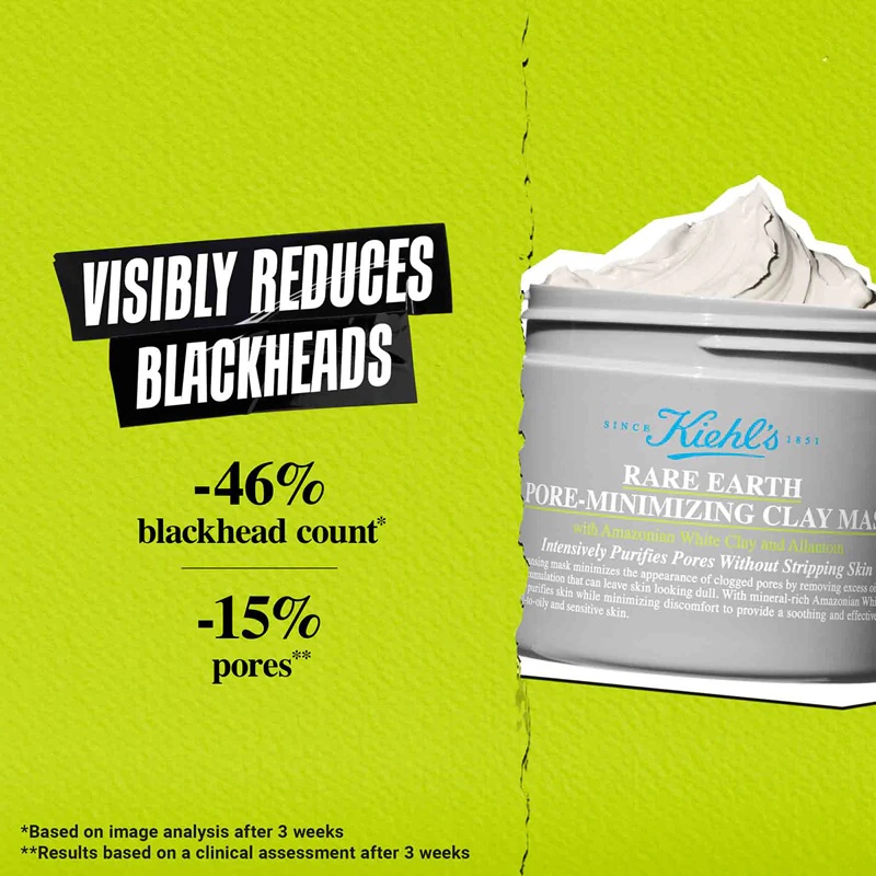 Kiehl's retųjų žemių giluminio porų valymo kaukė