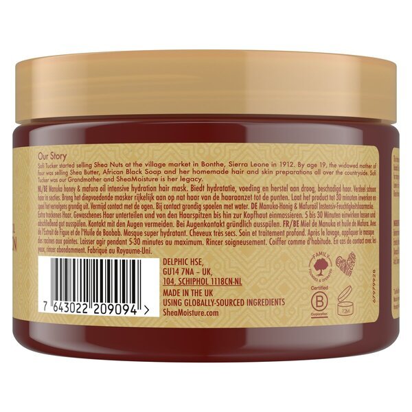 SheaMoisture маска за интензивну хидратацију са манука медом и мафура уљем<br>355ml