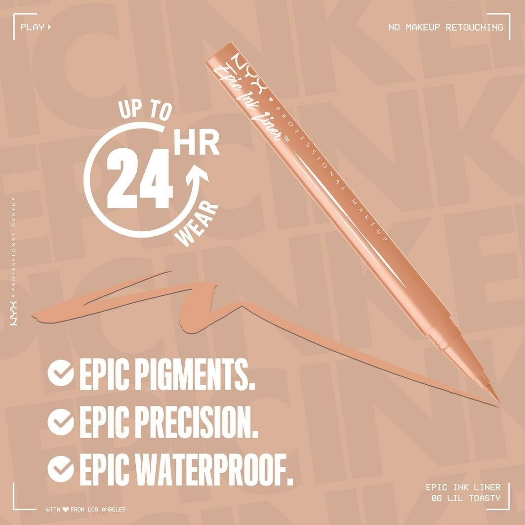 NYX Professional Makeup Eyeliner Epic Ink Liner - 1 ml