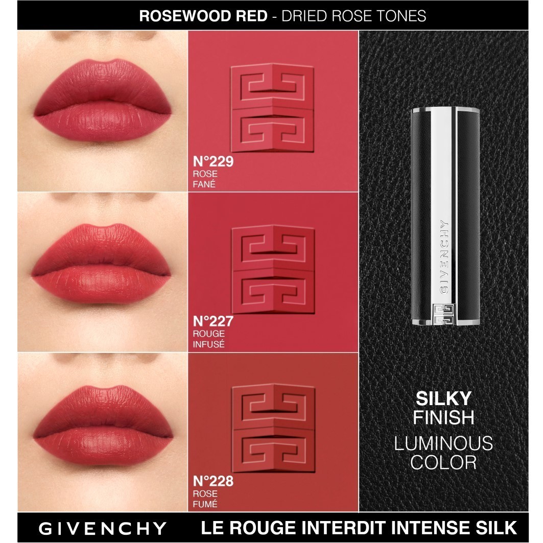 Givenchy lūpų dažai Le Rouge Interdit Intense Silk - 3,4 g