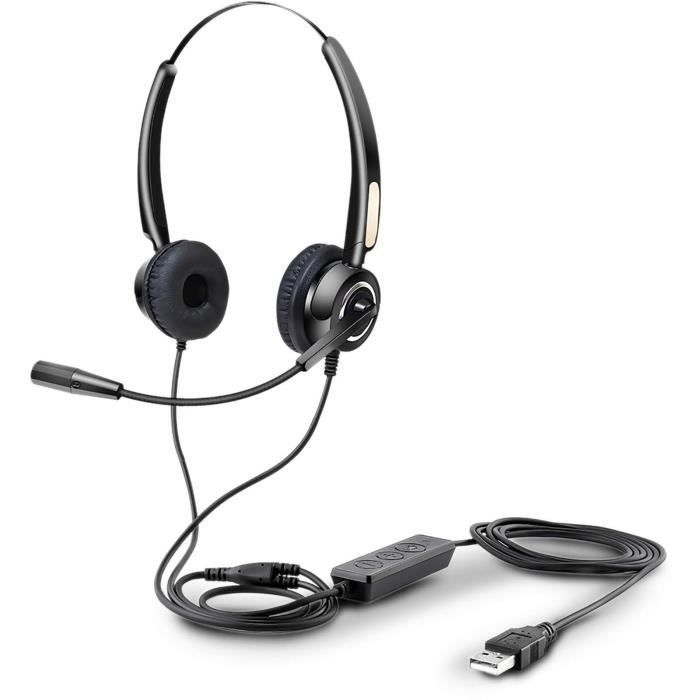 Micro-casque URBAN FACTORY MOVEE - Sur-oreille - Filaire - Noir