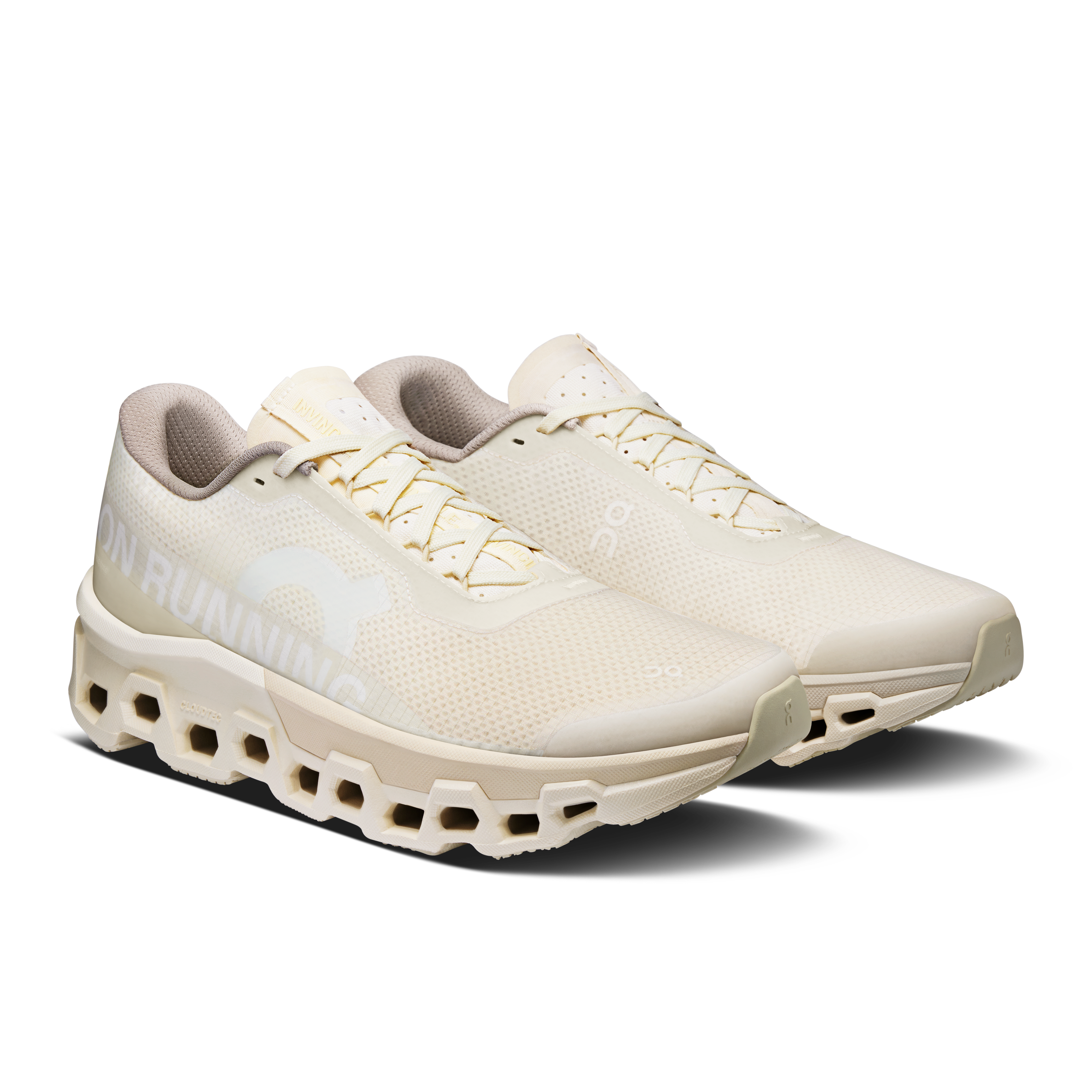 On Scarpe da uomo Cloudmonster 2 INVINCIBLE Avorio | Bianco