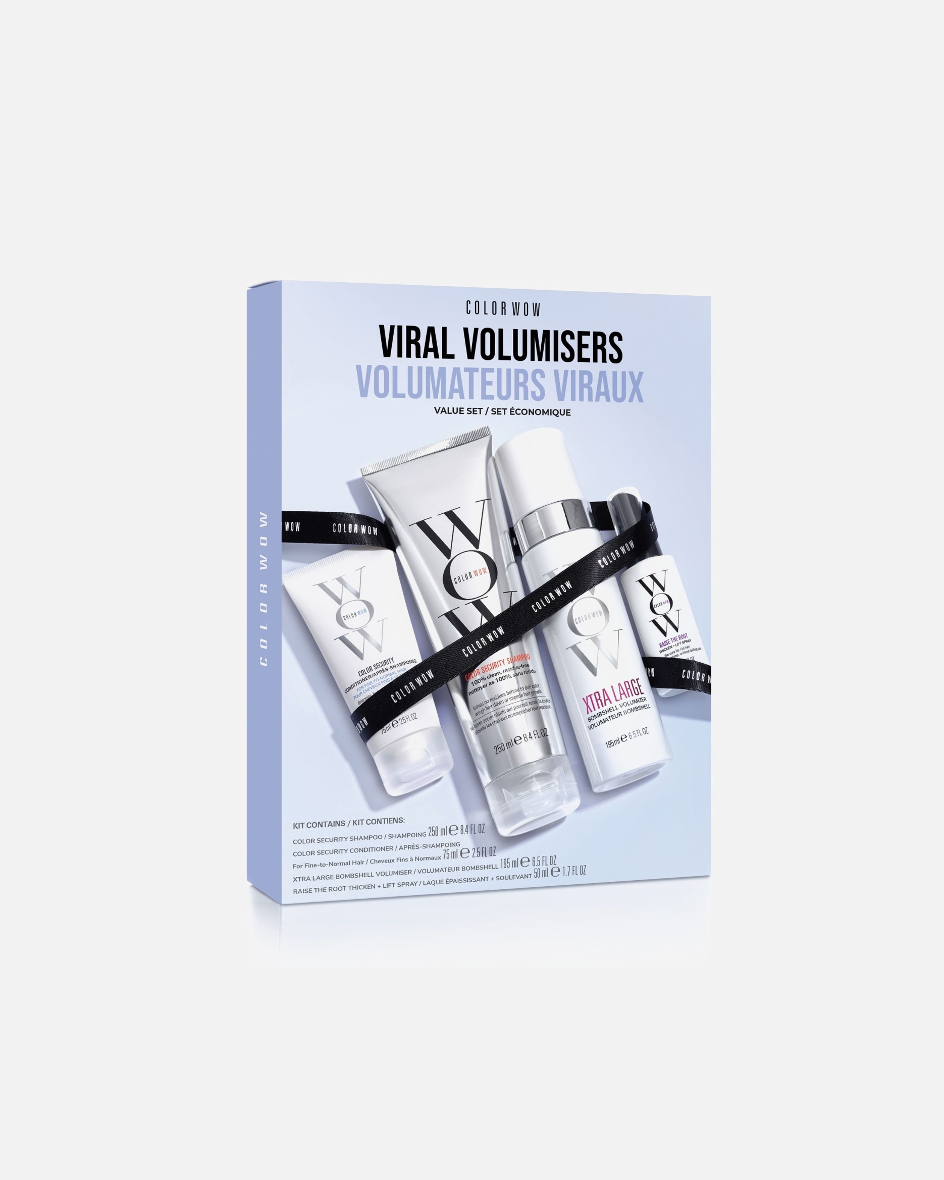 Coffret de soins capillaires COLOR WOW Viral Volumizers - 1 pièce