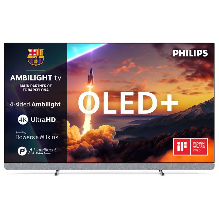 TV OLED - PHILIPS - 55OLED910 - 139 cm - 4K UHD - Smart TV - Ambilight