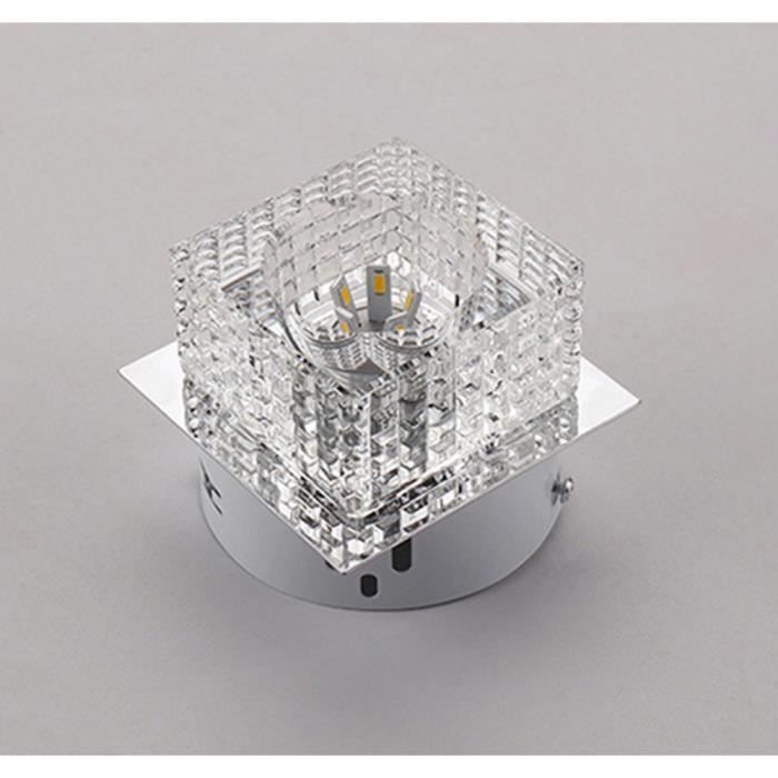 stuk 5W kristallen plafondspot LED kroonluchter moderne kristallen downlight - wit licht, 10 cm