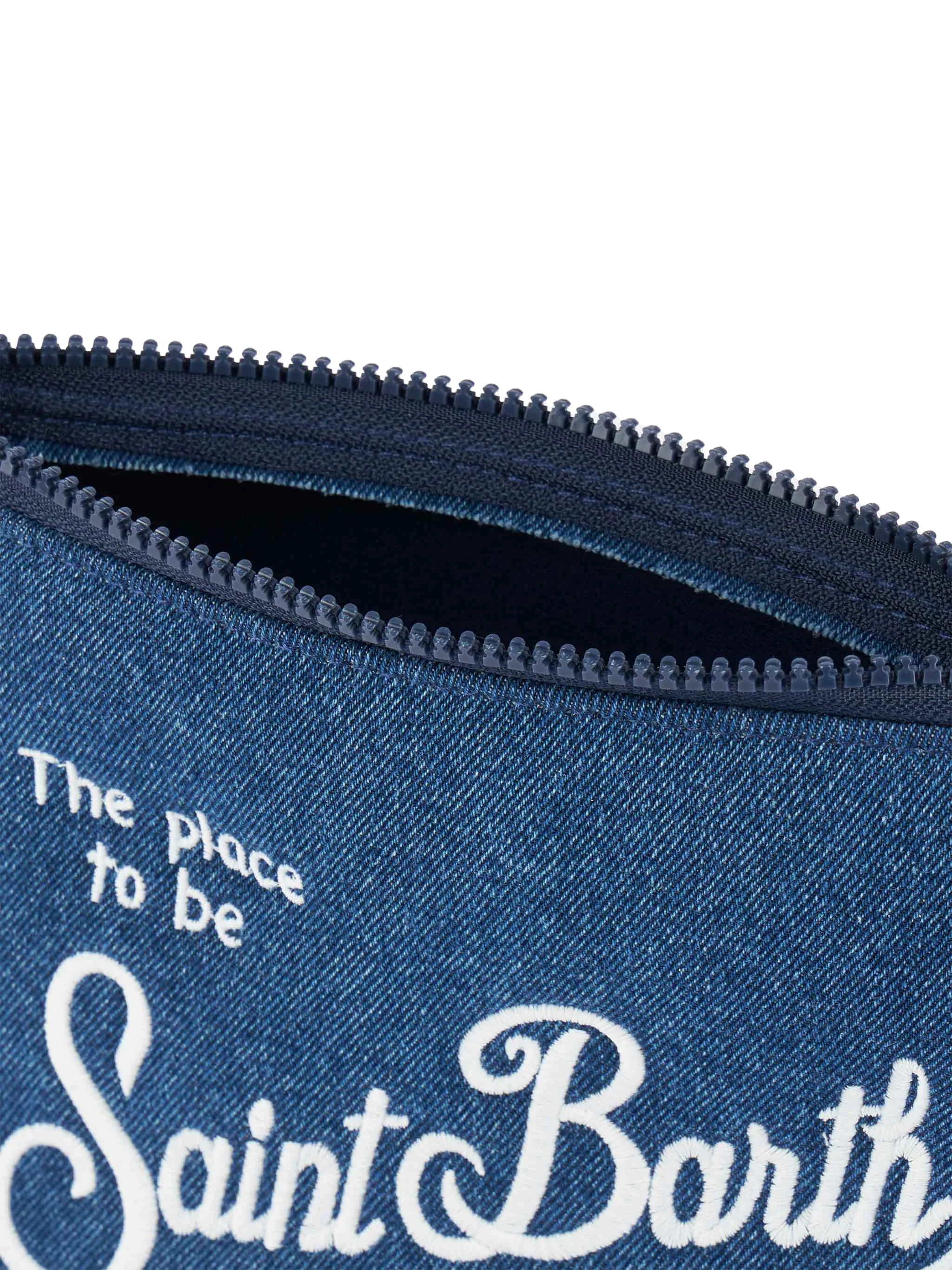 Scuba clutch Aline Denim