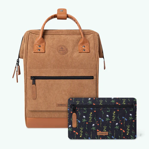 Cabaia Mochila mediana Dubai Adventurer, color marrón.