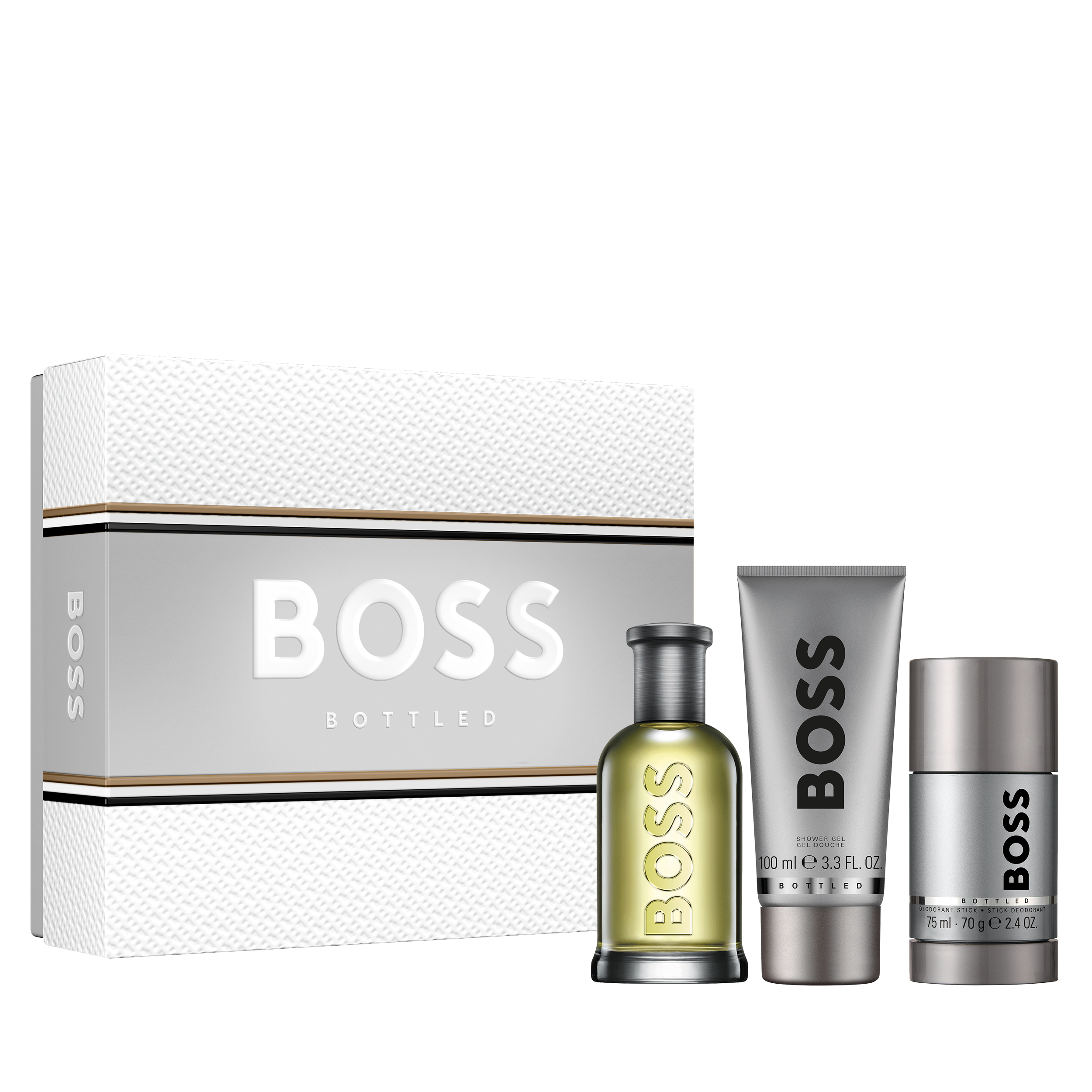 „Boss Bottled“ tualetinio vandens dovanų rinkinys vyrams Vyriškų kvepalų dovanų rinkiniai