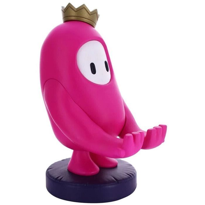 Soporte para videojuegos - Cableguys - Fall Guys - Figura rosa - Cargador micro-USB - Multiplataforma