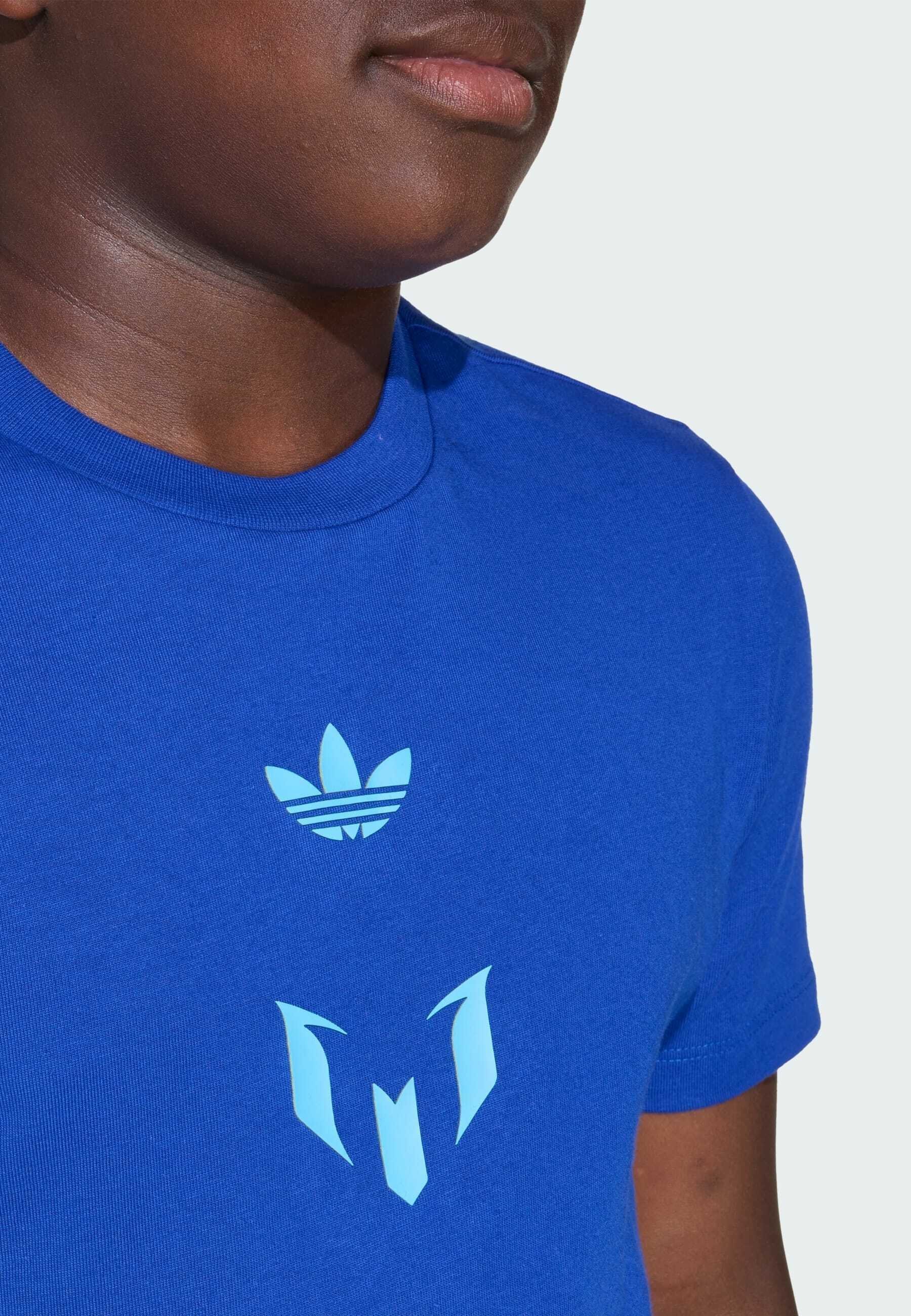 adidas Performance MESSI TEE - Sport-T-Shirt - Königsblau