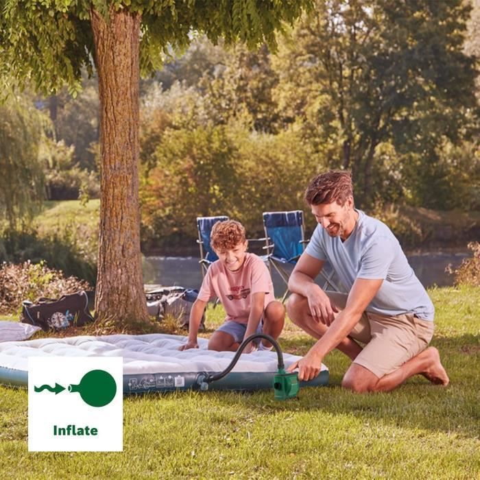 BOSCH Easyinflate 18V-500 cordless inflator supplied with 3 air nozzles, 50cm hose, fabric bag (battery and charger not included) 0603947200