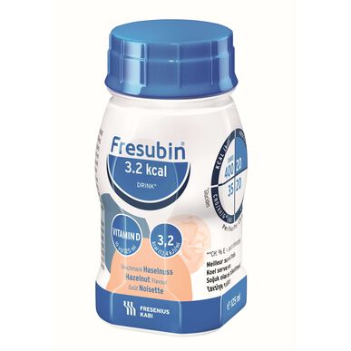 Fresubin Fresubin 3,2 kcal Hasselnøttdrikk 4 x 125 ml 4 x 125 ml
