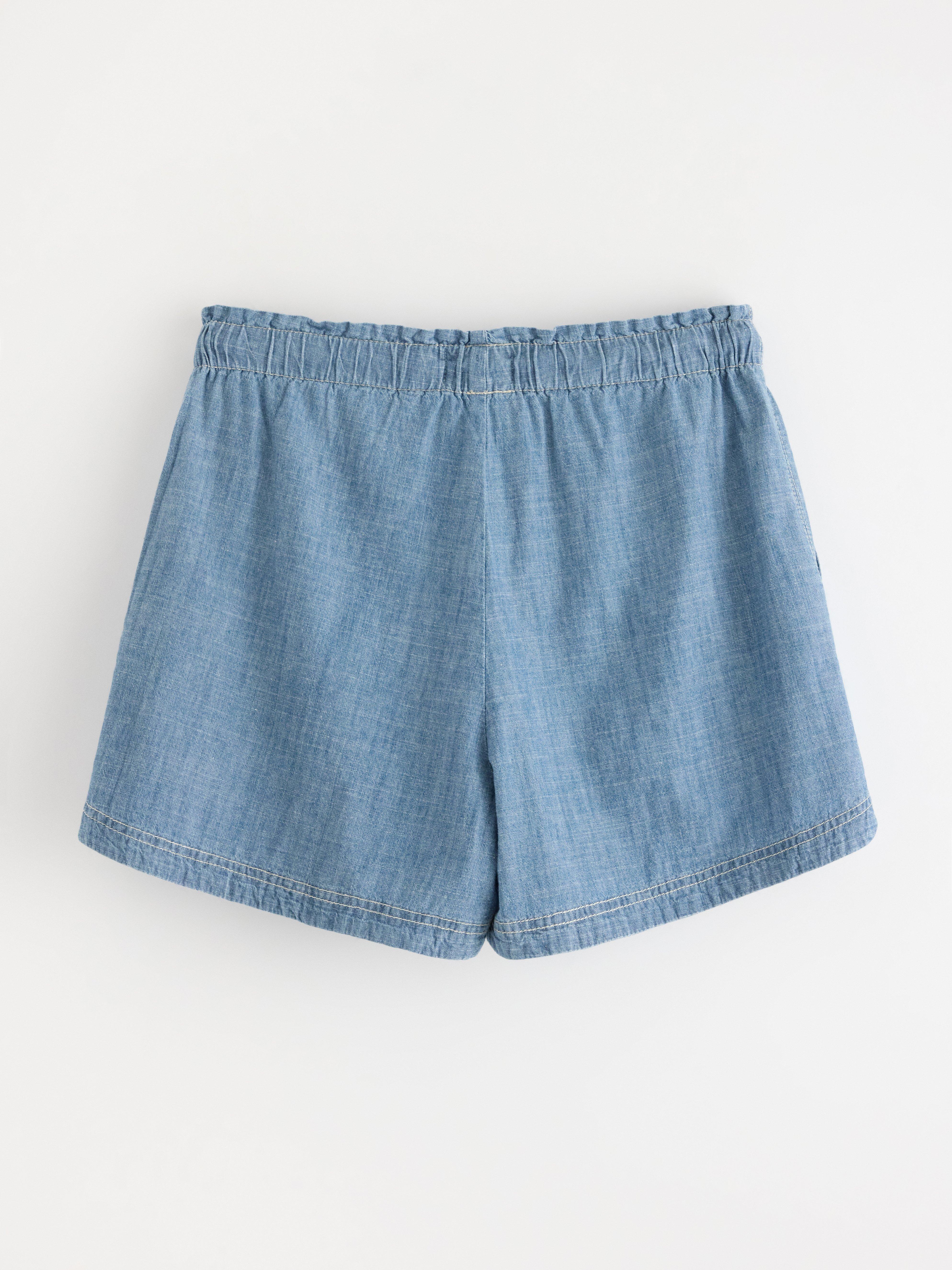 Modré kraťasy Chambray