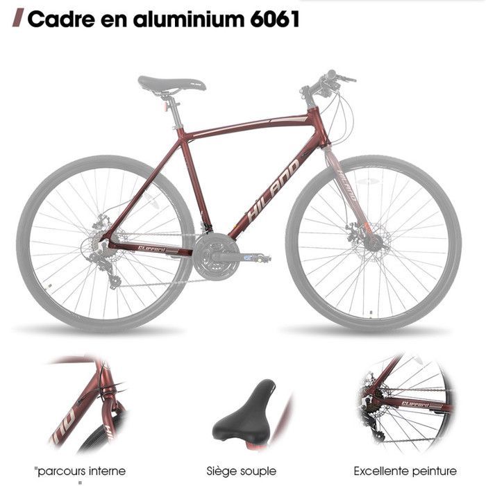 Hiland Vélo de route 28