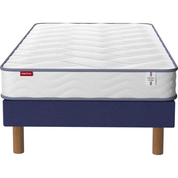 Merinos children's firm and comfortable SUN mattress set, decorative bed base kit and legs 90x200