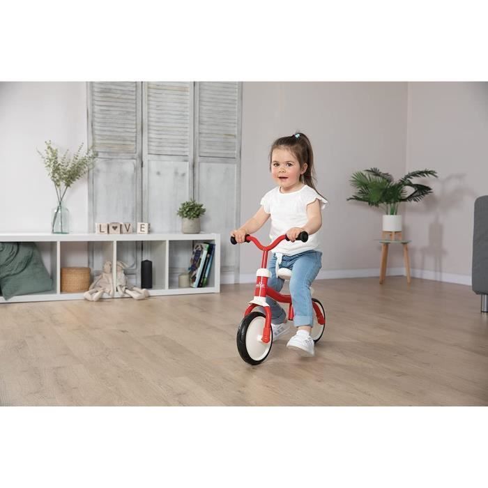 Loopfiets - Smoby - Rookie - Lichtgewicht metaal - Ergonomisch zadel - Stille wielen