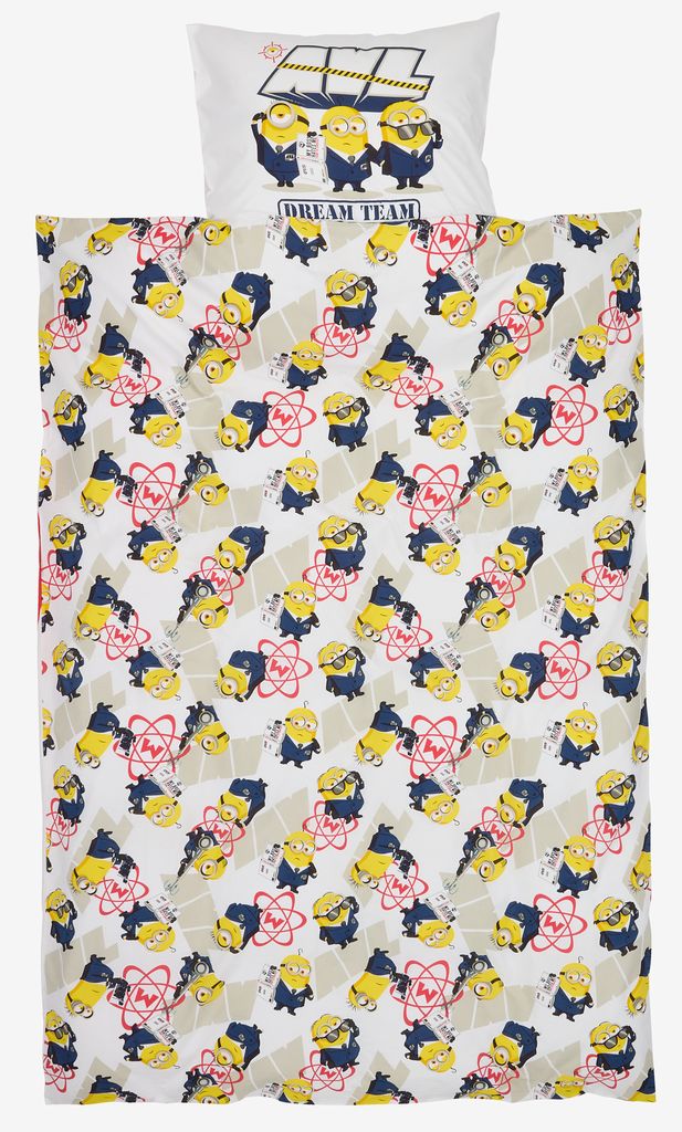 MINIONS set posteljine 140x200 bijela