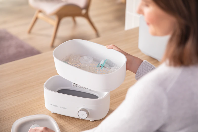 Esterilizador a vapor Philips Avent Premium SCF293/00 com função de secagem