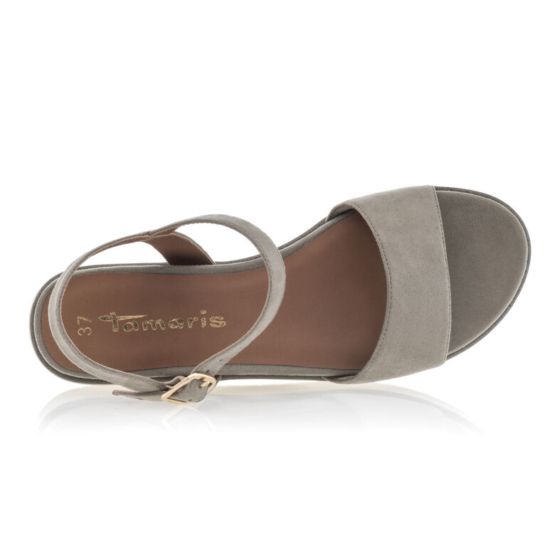 Grønne sandaler / sko med åpen tå til dame