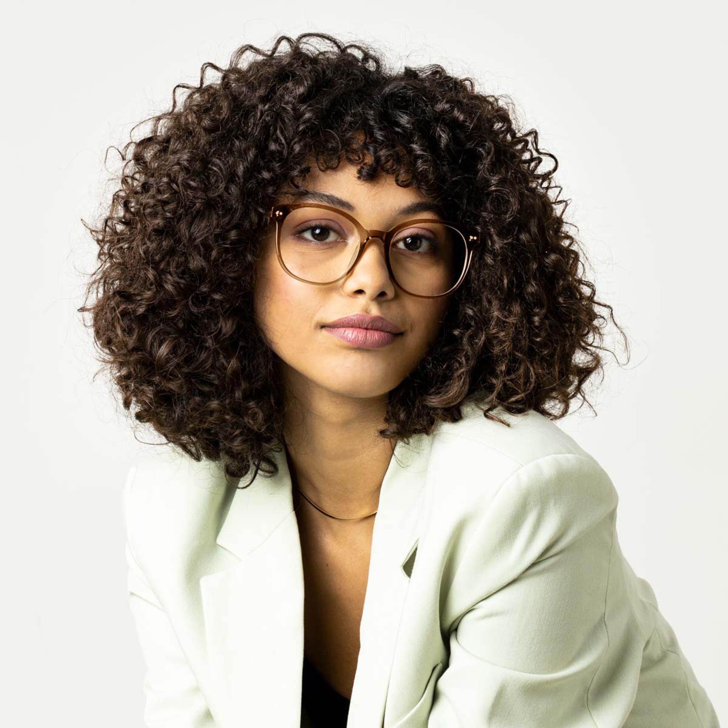 Nairobi Transparent Caramel avec verres correcteurs