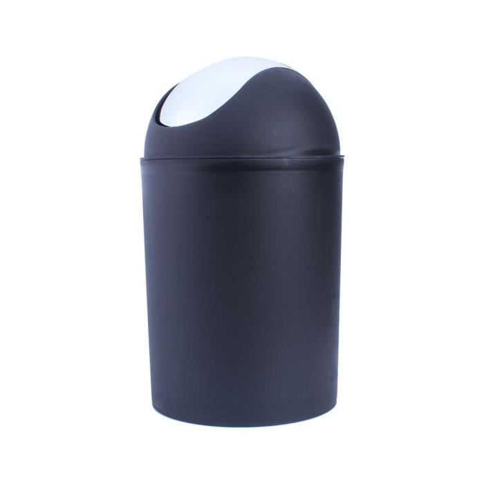 6-piece bathroom accessory set: trash can, soap dish, dispenser, tumbler, toothbrush holder - DBA