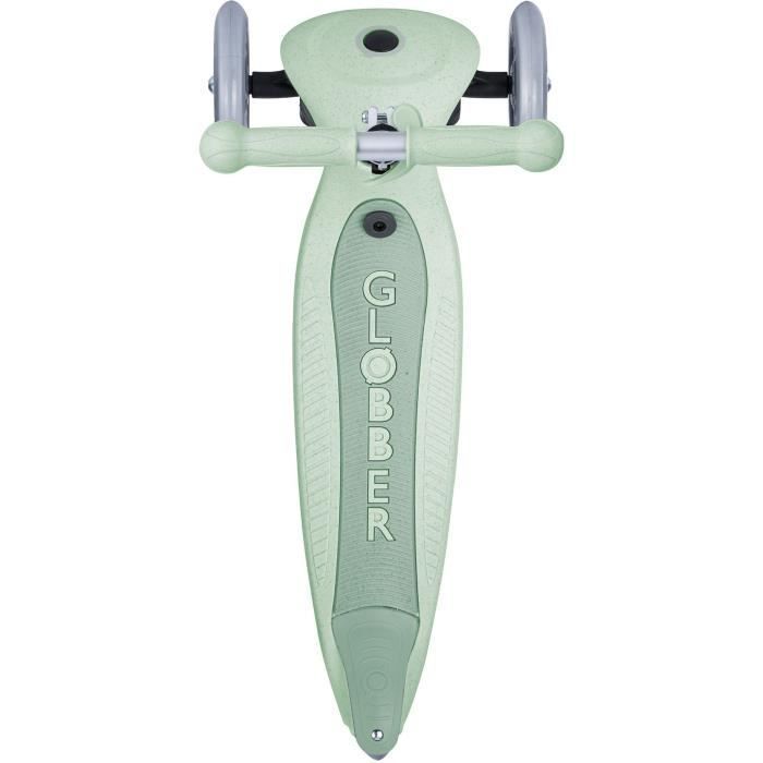GLOBBER ACTIVE ECOLOGIC 3-Wheel Scooter - Pistachio - Recycled Plastic - Ride-On - Wide Seat - 15 months to 9 years