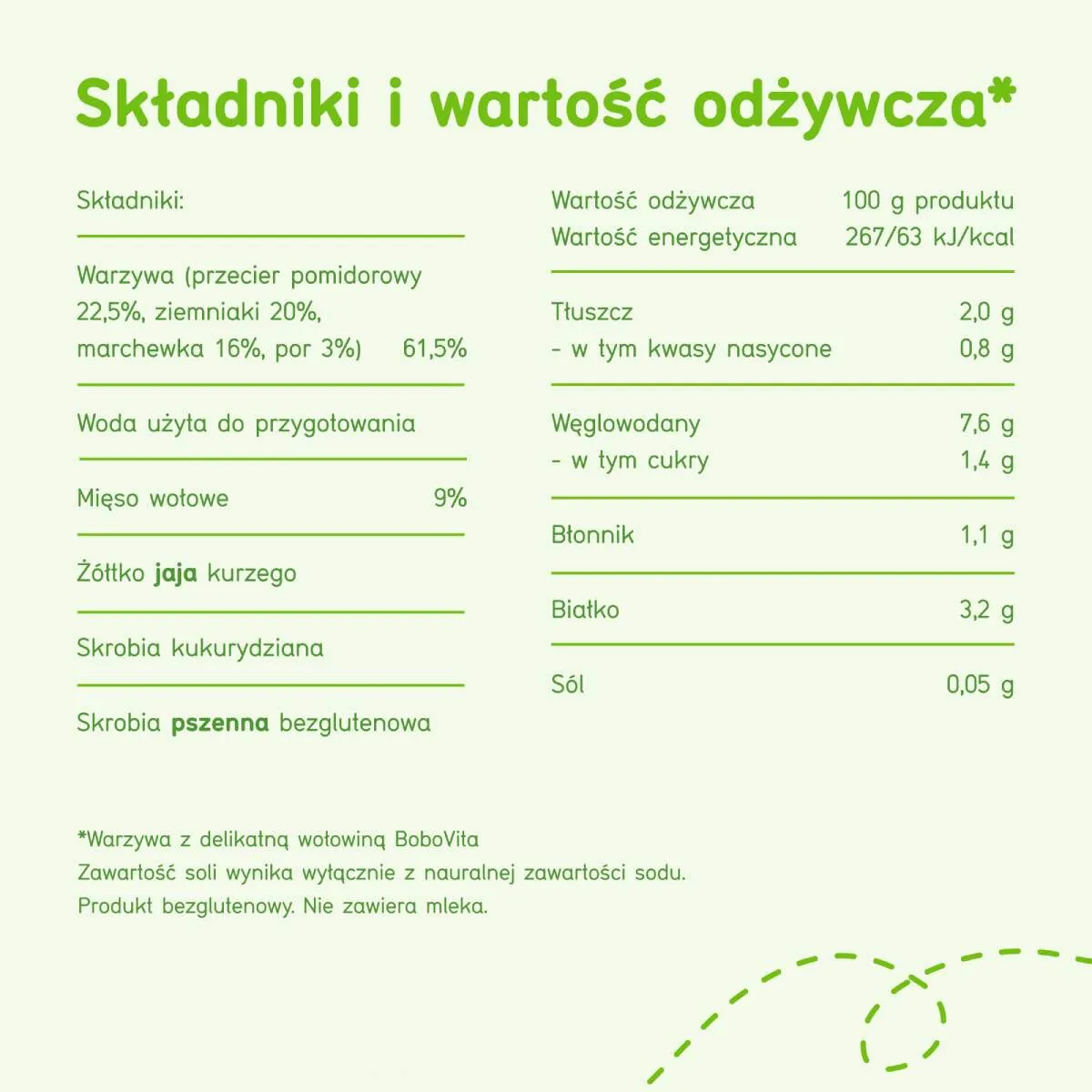 Bobovita Obiad warzywa z delikatną wołowiną