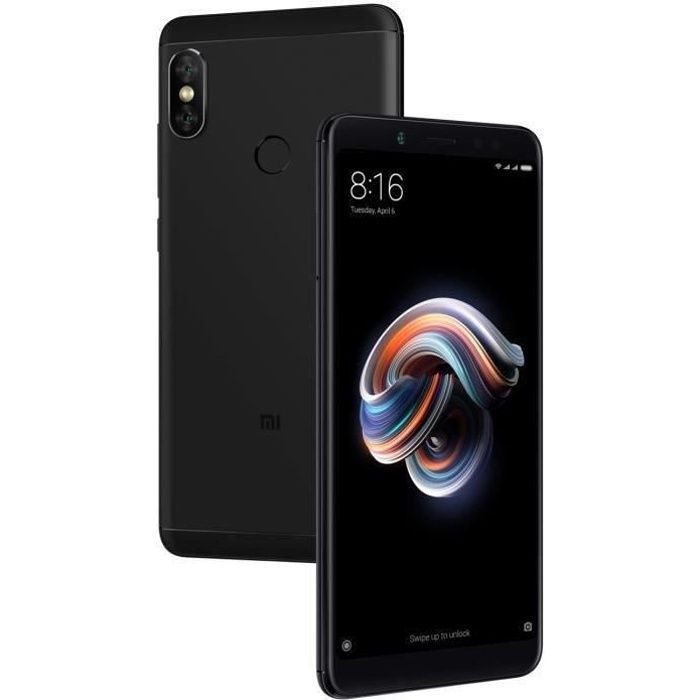 Xiaomi Redmi Note 5 Schwarz 64 GB – Generalüberholt – Hervorragender Zustand
