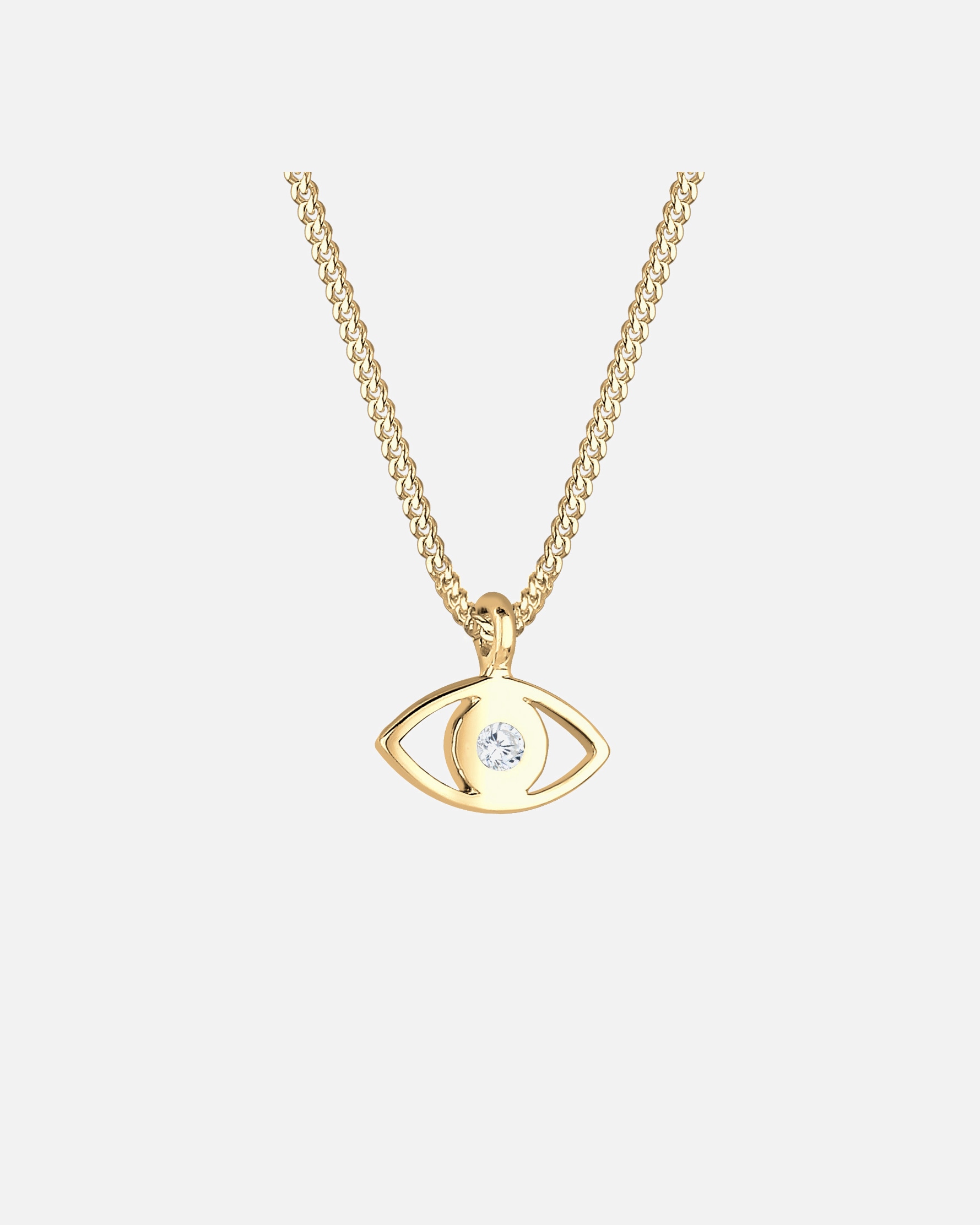 Elli Femmes Evil Eye Pendentif Symbole avec Cristal Bleu en Argent Sterling 925