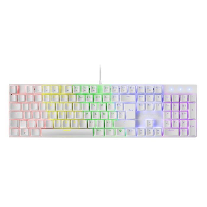 Clavier Gamer Mécanique - Mars Gaming - MK422 RGB - Switches Brown - Éclairage RGB - Câble 1,5 m