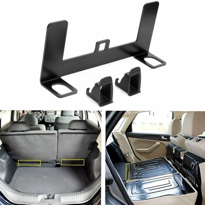 Kit de ancoragem universal para fixação de cinto de segurança infantil em cadeirinhas de carro com conector Isofix, preto