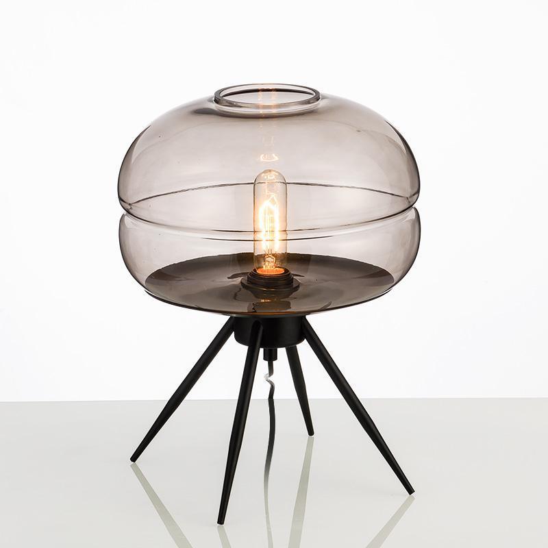 Nordiske bordlamper Luksushotellbar Kreativ belysning Moderne minimalistisk modellrom Glassbordlamper Dekorative lamper for soverom