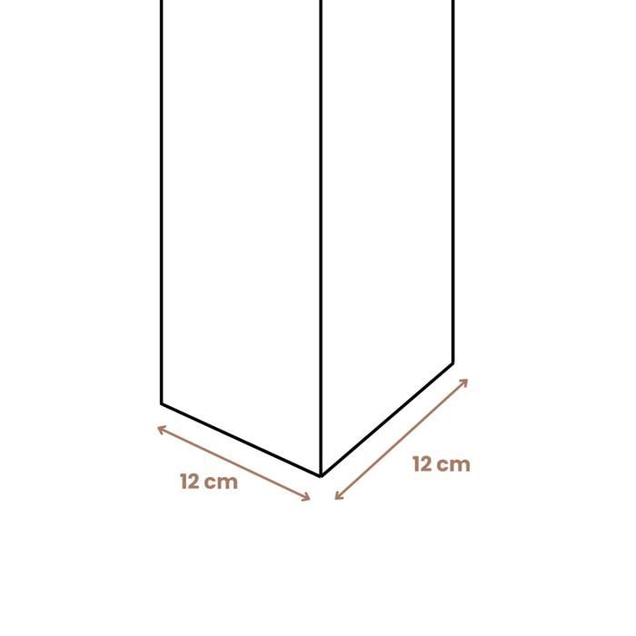 Angebauter Carport aus Holz für 2 Autos, 30,9 m²