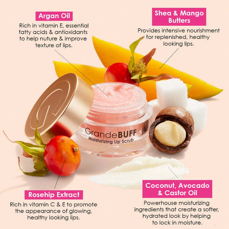 Exfoliant hidratant pentru buze GrandeBUFF - Grande Cosmetics