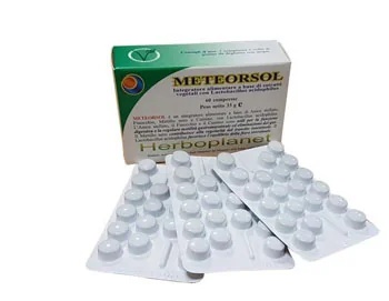 Suplemento alimentar HERBOPLANET Meteorsol 60 comprimidos