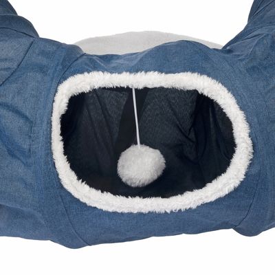 TIAKI Tunel dla kota z pluszową matą