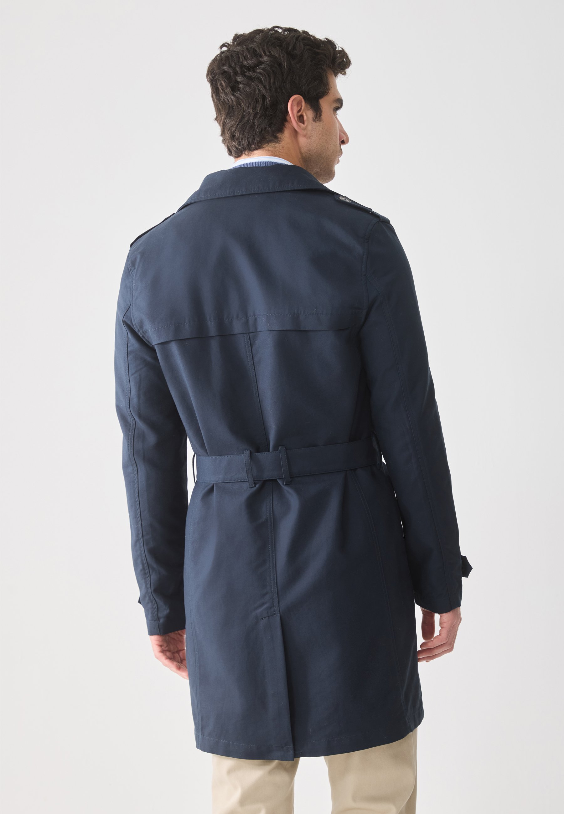 Pier One trenchcoat - donkerblauw
